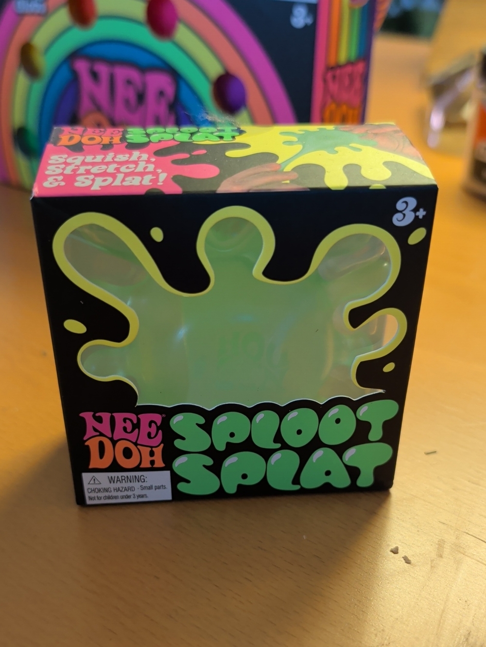 NeeDoh Sploot Splat Sensory Putty - Neon Green
